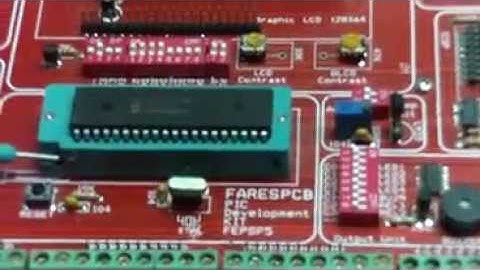 labview serial PIC18F452 Mikroc proteus FEPSP5