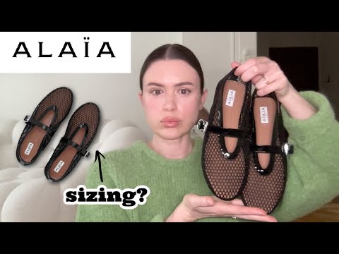 ALAÏA FISHNET BALLET FLATS REVIEW 🩰