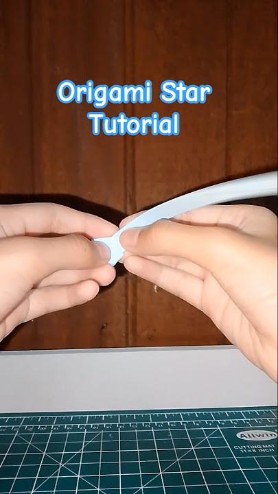 Origami Star Tutorial ⭐ #origami #origamistar #star #tutorial #origamitutorial