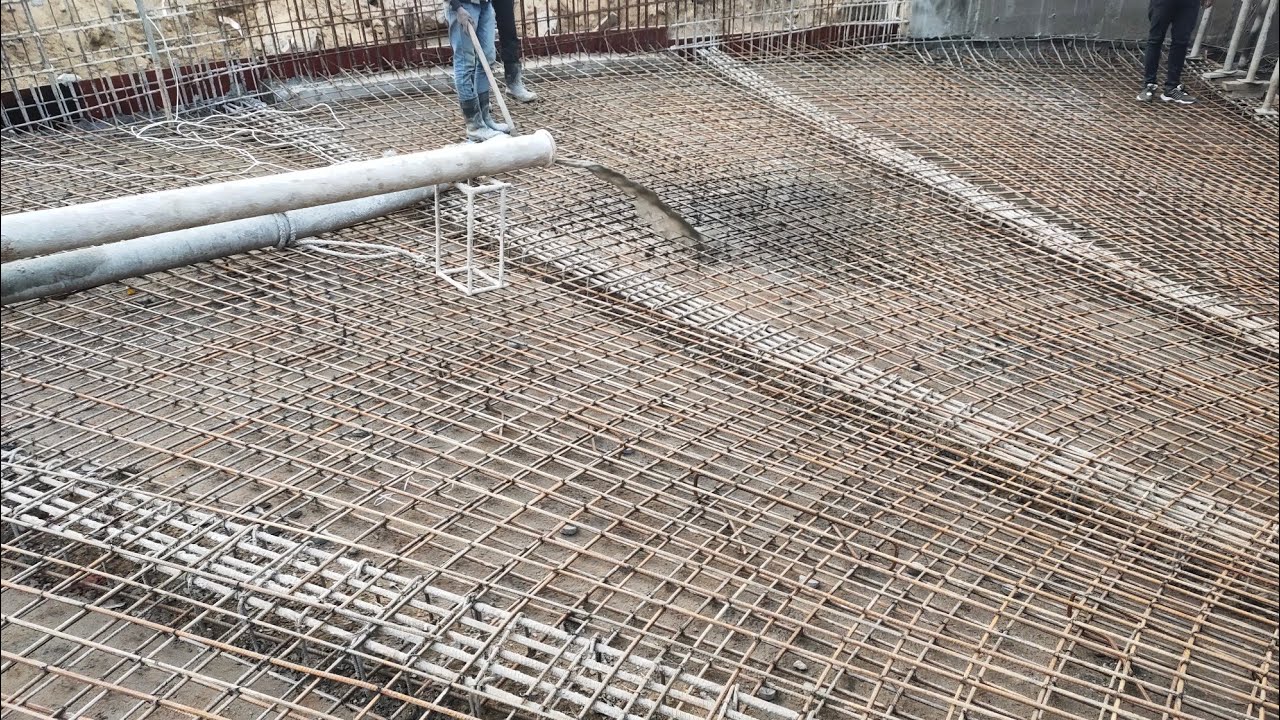 Basement Ramp Slab Hospital Basement Ramp | Slop, Beam, #steel #basement @AmazingEngineer ...