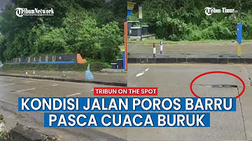 Kembali Diterjang Cuaca Buruk, Harus Waspada! Kondisi Jalan Poros Pangkep-Barru Basah dan Licin