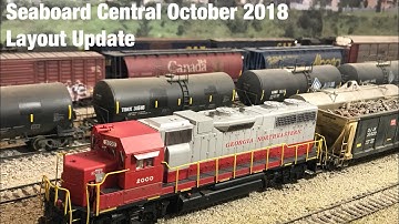 Seaboard Central October 2018 Layout Update
