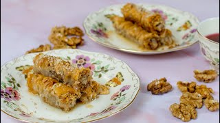 Baklava - recept za baklavu - rolovana baklava