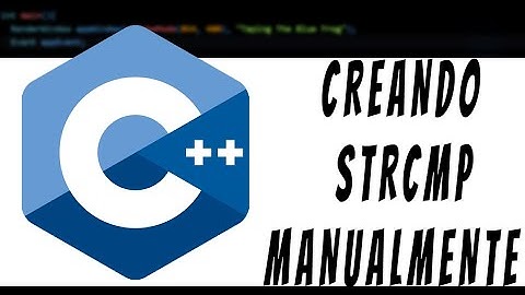 35-Curso C++ (98-11-14-17) - Crear Strcmp Manualmente