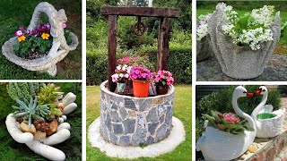 37 Awesome DIY Concrete Garden Projects | garden ideas