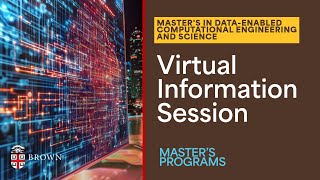 Master's in Data-Enabled Computational Engineering and Science | Information Session | September 18
