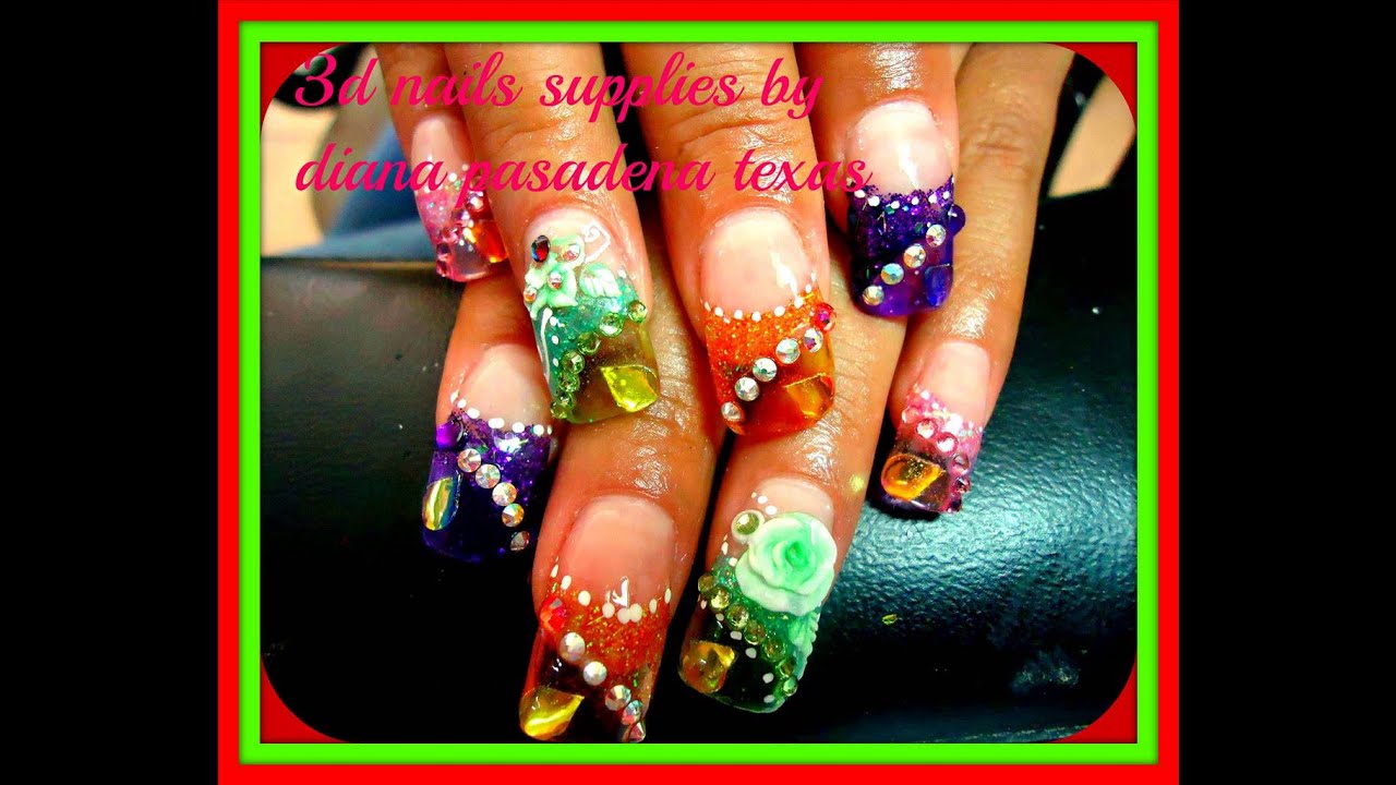 3d nails supplies pasadena texas YouTube