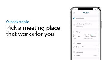 Quickly find the perfect meeting location - Outlook for mobile