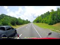 Car hauler runs out of lane part 2 of 3