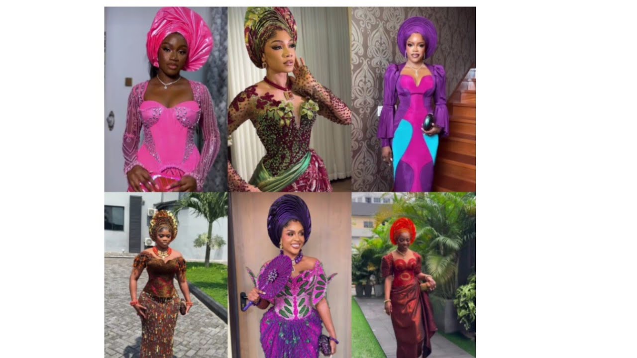 Latest Stunning Outfit attires for Traditional Marriages || Traditional weding Dresses. 