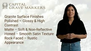 Choosing Granite Colors & Finishes for Headstones   Capital Grave Markers
