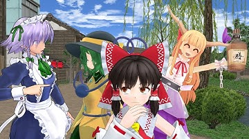 [東方Touhou/MMD] Reimu at the Festival