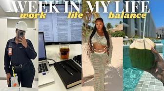 WEEK IN MY LIFE AS AN ENGINEER | corporate ditl, trip prep, mexico vacay, influencer event + more