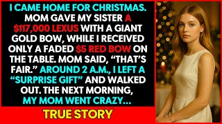 I Came Home for Christmas: Mom Gave My Sister a $117K Lexus, I Got a $5 Red Bow — The Next Day… Lexus With Red Bow