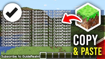 How To Copy & Paste Text In Minecraft - Full Guide