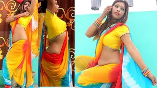 Ultra Low Waist  Maharashtra Style Saree Photoshoot@SareeLoverPinkiTiwari