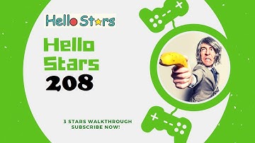 Hello Stars Level 208