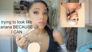 sweetener tour get ready with me| trying to look like ariana