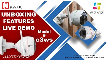 Unboxing & Installation of EZVIZ C3WS Camera By #netcamsolutions #netcam#hikvision#unboxing#wahcantt