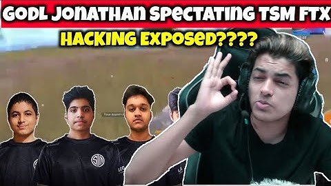 GodL Jonathan Spectating TSM FTX | TSM FTX Hacking or Skills? #bgmi #tsm #godl@JONATHANGAMINGYT