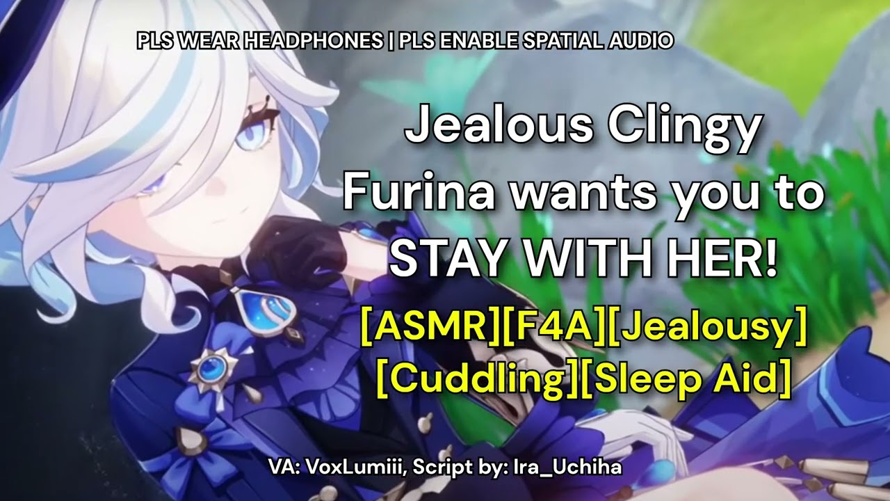 [F4A][ASMR] Ревнивая и прилипчивая Фурина требует, чтобы ты остался с ней!