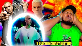 IS OLD SLIM SHADY BETTER? EMINEM Houdini REACTION!!