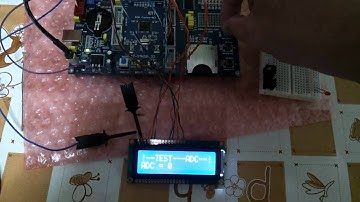 STM32 - LCD Character 16x2 - ADC 0-100 Scale