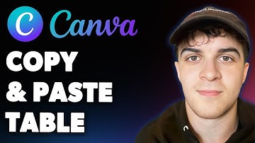 How to Copy and Paste a Table into Canva (Full 2025 Guide)
