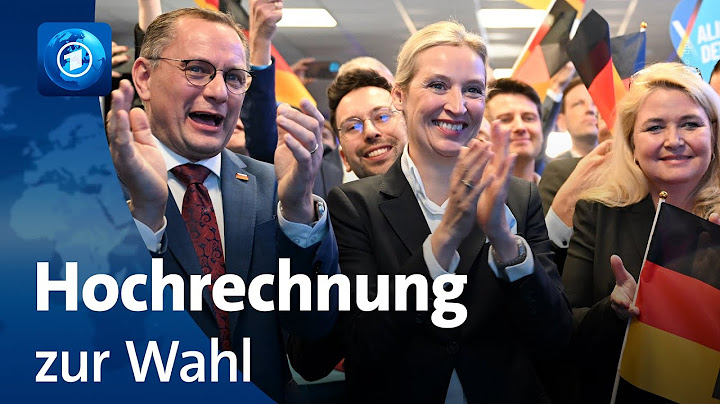 Aktuelle Hochrechnung zur Bundestagswahl 2025 (Stand: 18:55 Uhr)