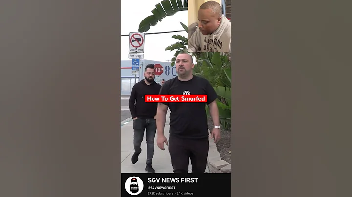 How To Get Smurfed By First Amendment Auditor! #shorts #shortsfeed #filmthepolice