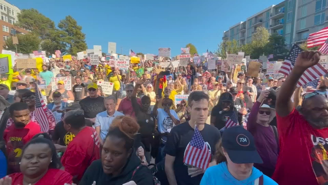 No Kings protest in Durham