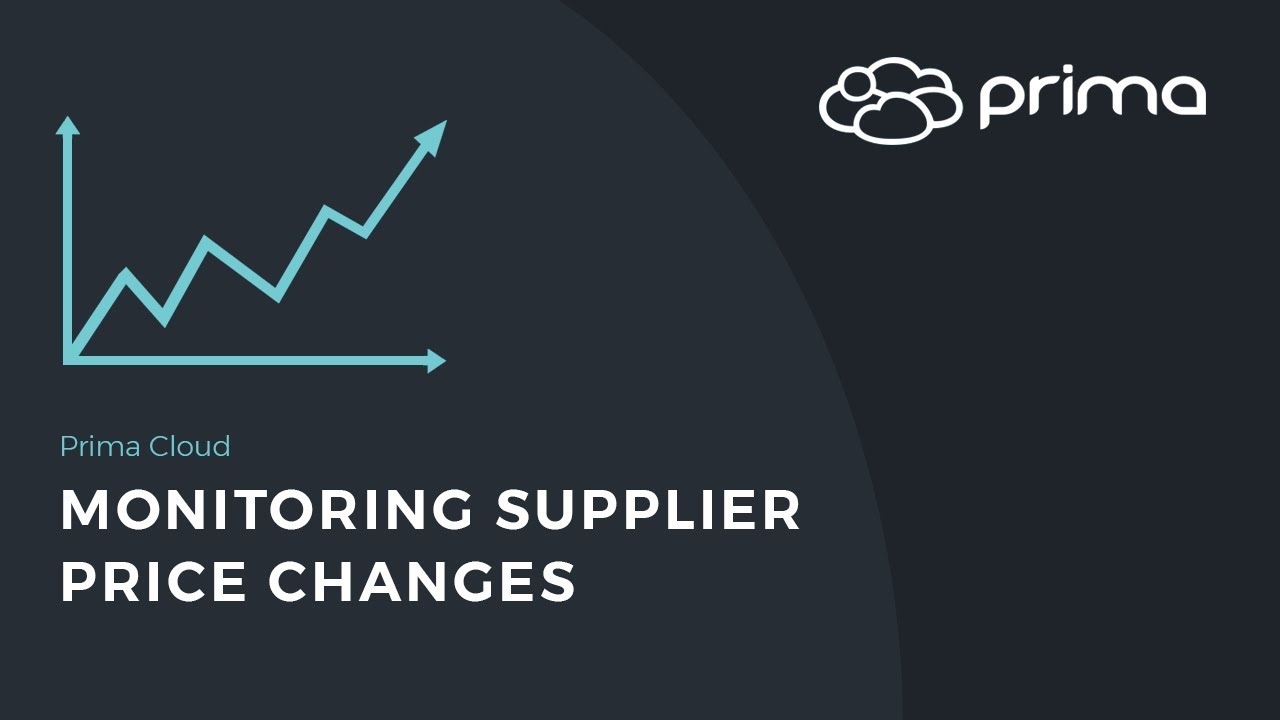 Monitoring Supplier Price Changes | Prima Cloud