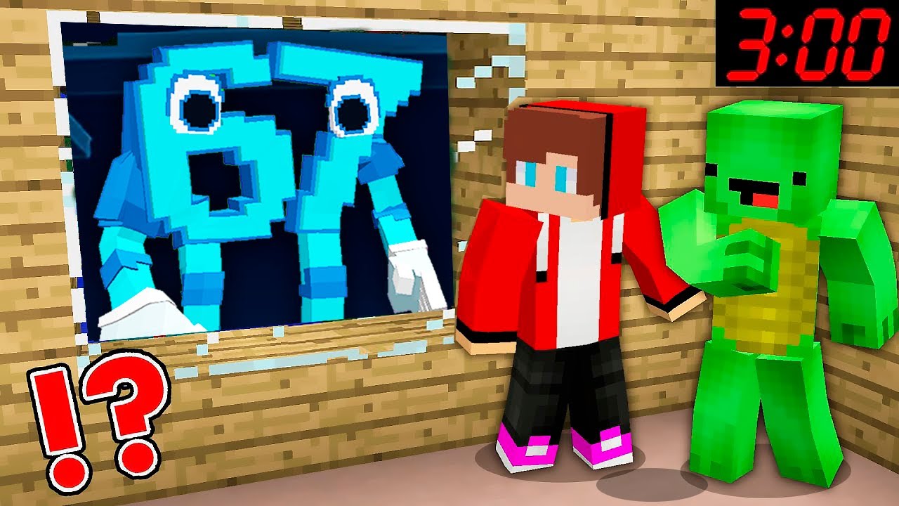 JJ and Mikey hide from 67 in 3 AM in Minecraft - Maizen - YouTube