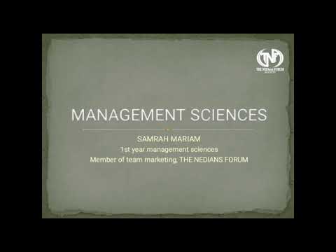 Management Sciences-NEDUET