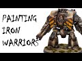 Painting iron warriors tutorial