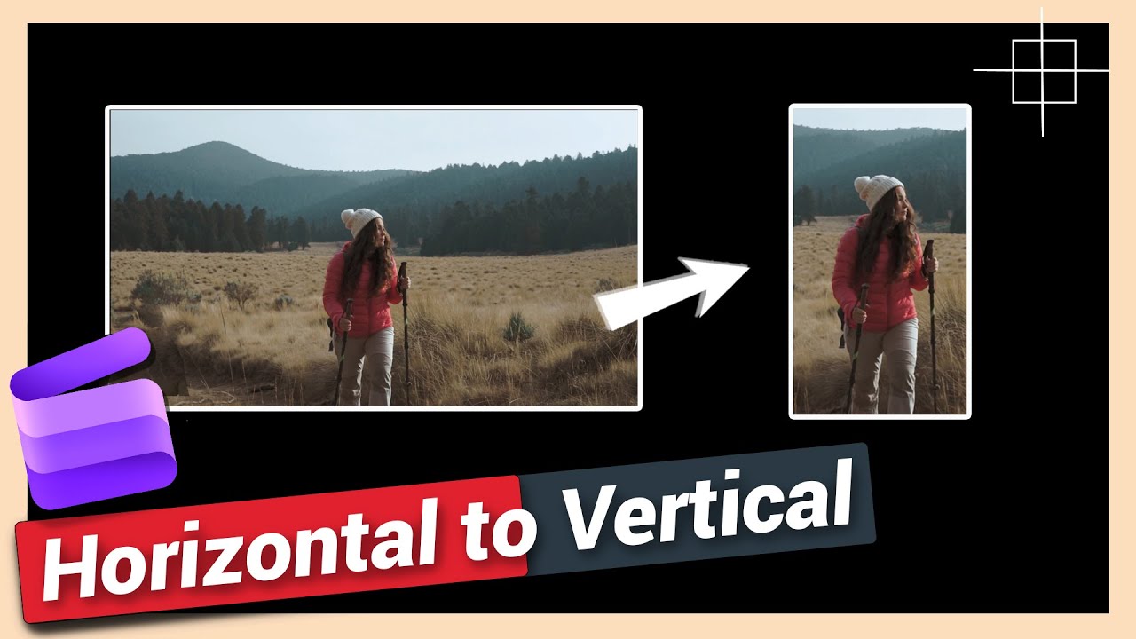 Landscape to Portrait mode Video (Horizontal to Vertical) | Clipchamp Video Editing Tutorial