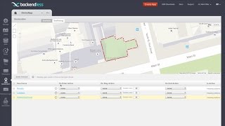 How to create a Geofence in Backendless