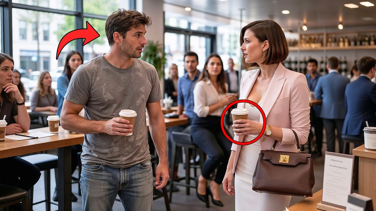 “Struggling Single Dad Saw His First Love at a Café—Not Knowing She Was Now a Millionaire CEO…”