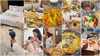 روتين مطرطق✅اول مرة غدي ندي بنتي قمر لحمام 🥰