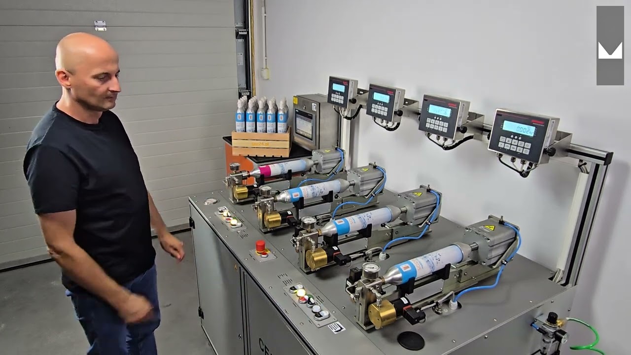 Przetłaczarka CO₂ CFA Soda 4P | Profesjonalne napełnianie nabojów do saturatorów