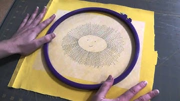 How to Transfer and Stabilize an Embroidery Pattern