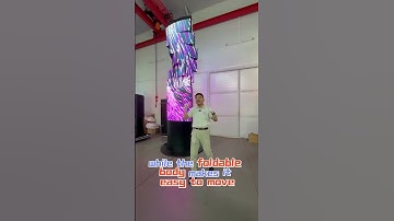 Rotary mechanical LED screen makes more possibilities! #leddisplay #ledwall #ledscreen