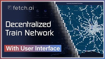 Decentralized Train Network Demo 🚝 | Blockchain AI | Fetch.ai
