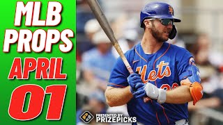 BEST MLB Player Props Bets 04\/01\/23 on PRIZEPICKS | MLB Props Best Bets \& DFS Picks Today