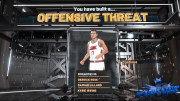 NBA 2K20 OFFENSIVE THREAT BUILD with Highlights