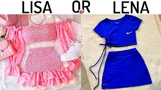 Lisa or Lena 💕 outfits 💯💯