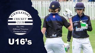 MUCC U16's - Round 3 Vs Geelong 2020/21 MUCC U16's - Round 3 Vs Geelong 2020/21
