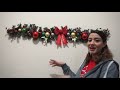 COMO DECORAR UNA GUIRNALDA NAVIDEÑA/fácil, económica y super bonita!!!😍🎄💖