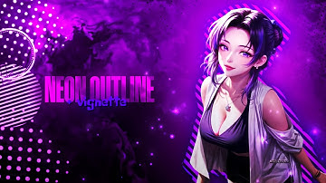 Neon Outline + Vignette Effect Tutorial in Alight Motion!!