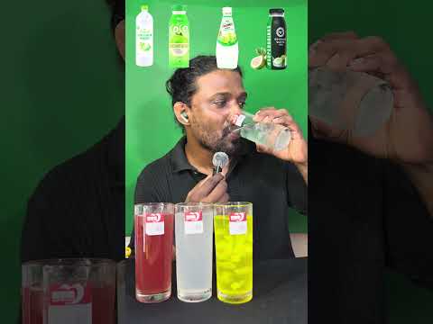Tropicana tender coconut water mukbang asmr